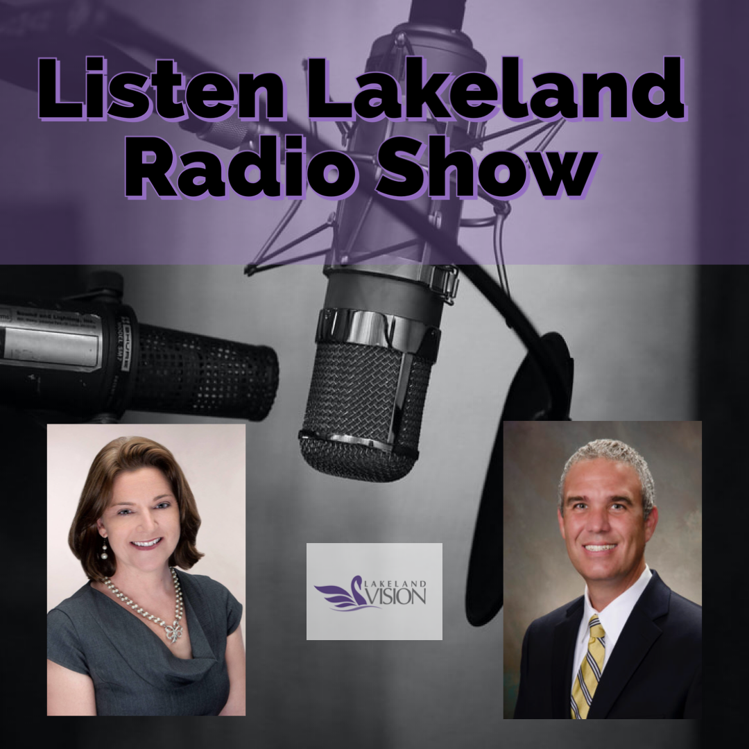 Julie Townsend, the Executive Director of the Lakeland Downtown Development Authority, and Lakeland Vision Board Member, Jason Willey.